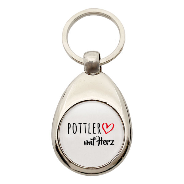Schlüsselanhänger Pottler mit Herz