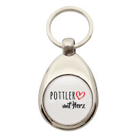 Schlüsselanhänger Pottler mit Herz