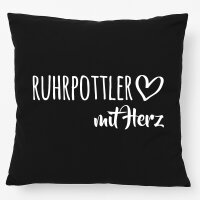 Kissen Ruhrpottler mit Herz 40x40cm