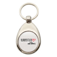 Schlüsselanhänger Ruhrpottler mit Herz