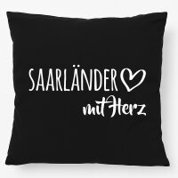 Kissen Saarländer mit Herz 40x40cm