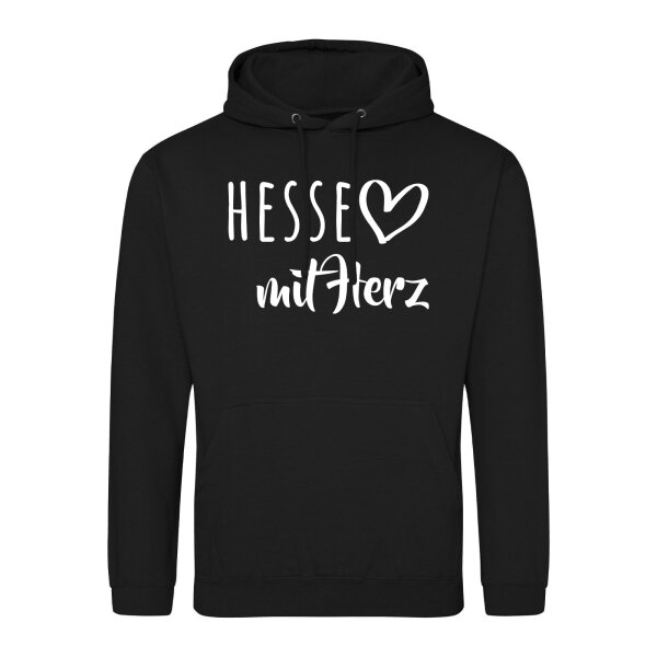 Unisex Hoodie Hesse mit Herz Größe S-3XL