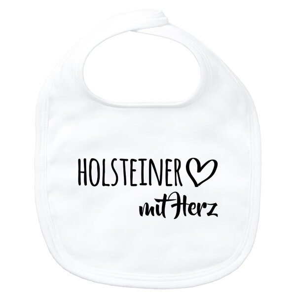 Baby Lätzchen Holsteiner mit Herz