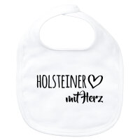 Baby Lätzchen Holsteiner mit Herz