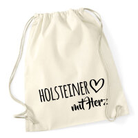Turnbeutel Holsteiner mit Herz 12 Liter