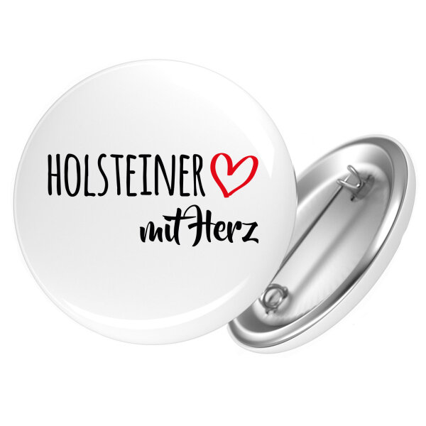 Button Holsteiner mit Herz