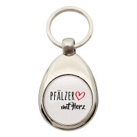 Schlüsselanhänger Pfälzer mit Herz