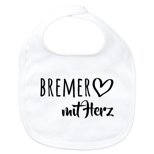 Baby Lätzchen Bremer mit Herz