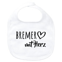 Baby Lätzchen Bremer mit Herz