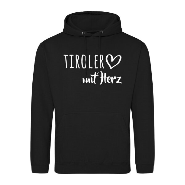 Unisex Hoodie Tiroler mit Herz Größe S-3XL