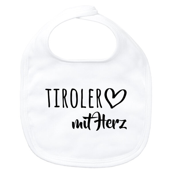 Baby Lätzchen Tiroler mit Herz