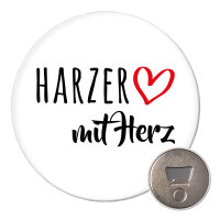 Magnet Harzer mit Herz 59mm Kühlschrankmagnet...