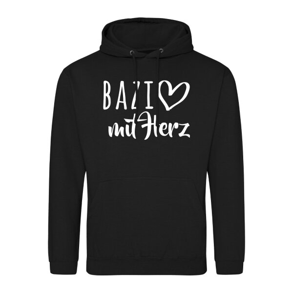 Unisex Hoodie Bazi mit Herz Größe S-3XL