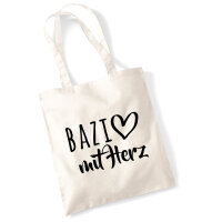 Jutebeutel Bazi mit Herz 10 Liter