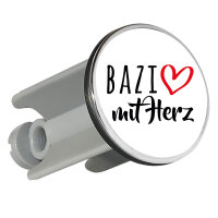 Waschbeckenstöpsel Bazi mit Herz 4cm Abflussstopfen