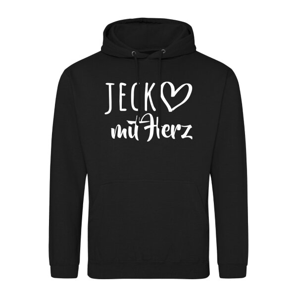 Unisex Hoodie Jeck mit Herz Größe S-3XL