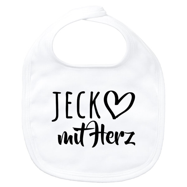 Baby Lätzchen Jeck mit Herz