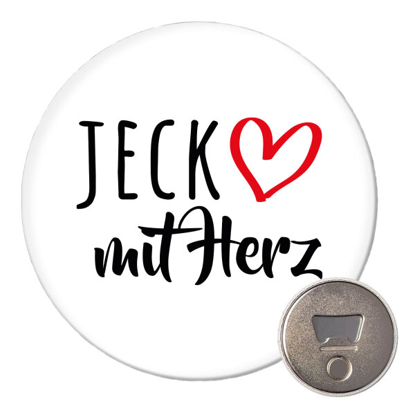 Magnet Jeck mit Herz 59mm Kühlschrankmagnet Flaschenöffner