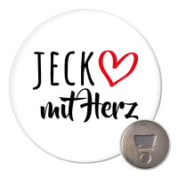 Magnet Jeck mit Herz 59mm K&uuml;hlschrankmagnet