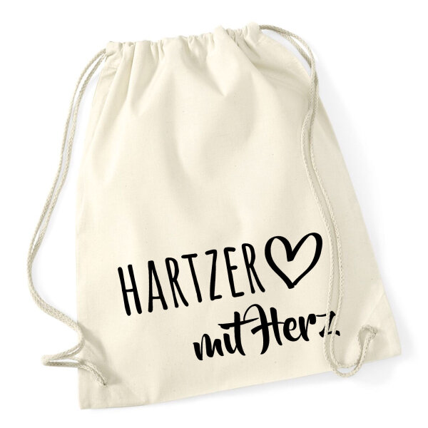 Turnbeutel Hartzer mit Herz 12 Liter