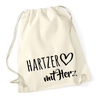 Turnbeutel Hartzer mit Herz 12 Liter
