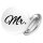 Button Mr. Schriftzug