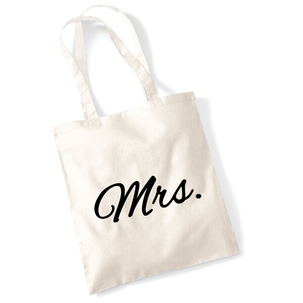 Jutebeutel Mrs. Schriftzug 10 Liter