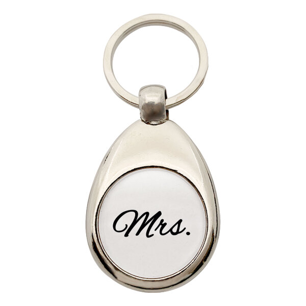 Schlüsselanhänger Mrs. Schriftzug