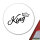 Aufkleber King Krone 10cm Sticker