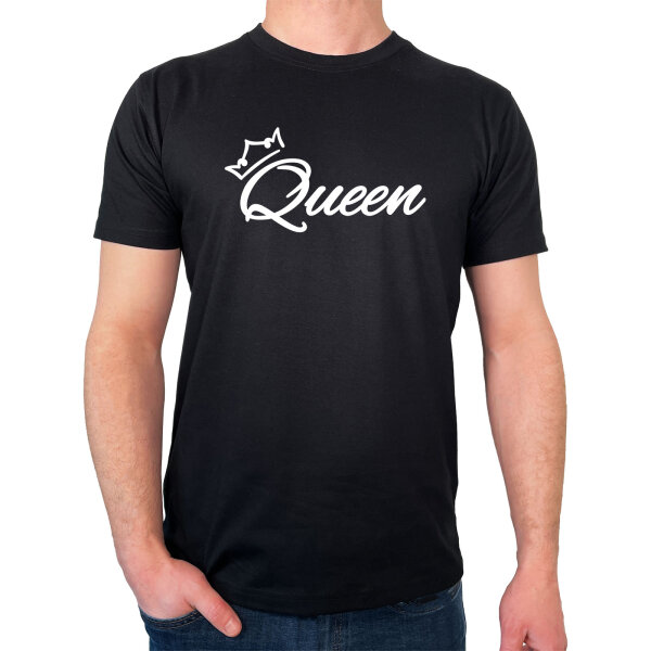 Herren T-Shirt Queen Krone