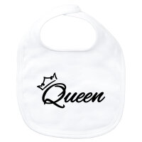 Baby Lätzchen Queen Krone Klettverschluss