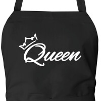 Schürze Queen Krone