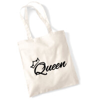 Jutebeutel Queen Krone 10 Liter