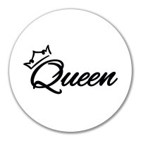 Aufkleber Queen Krone 10cm Sticker