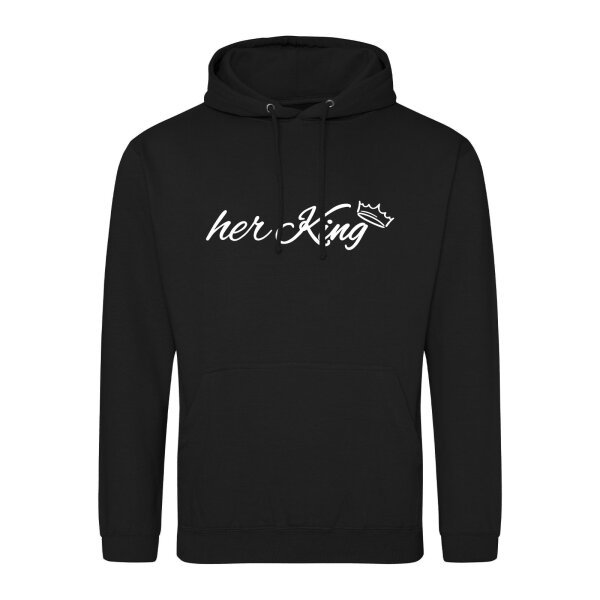 Unisex Hoodie her King Krone Größe S-3XL