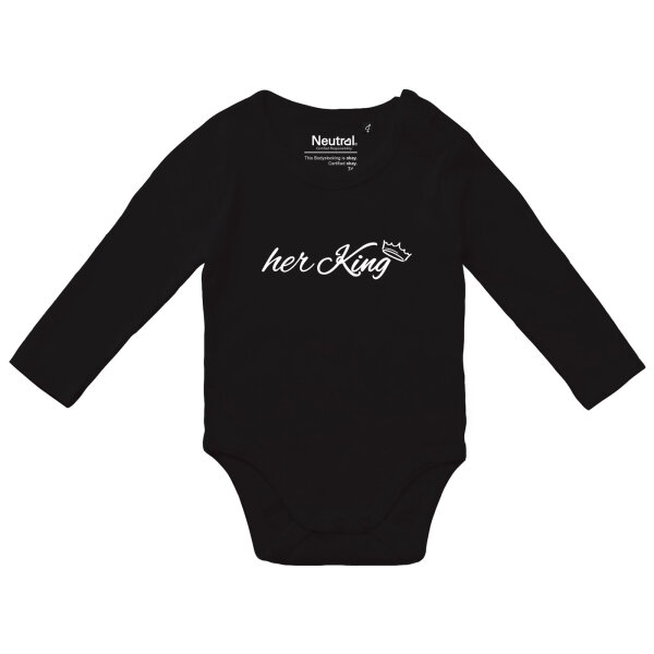 Baby Body her King Krone Größe 62-80
