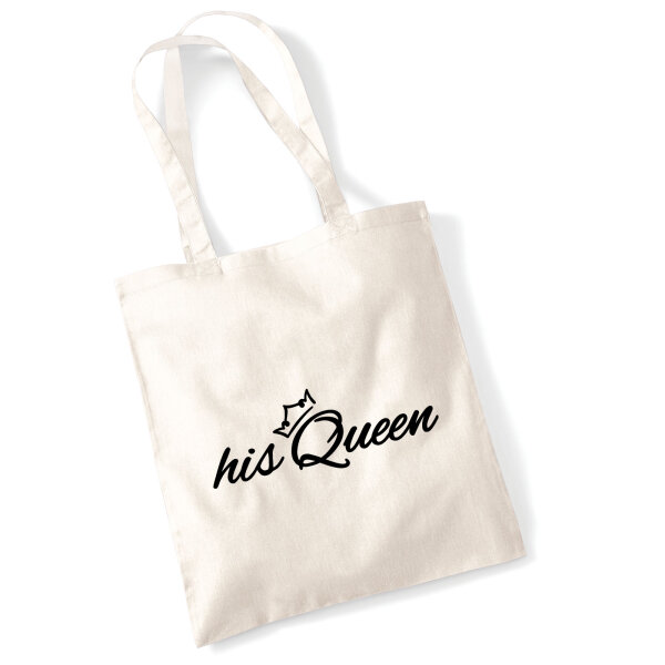 Jutebeutel his Queen Krone 10 Liter