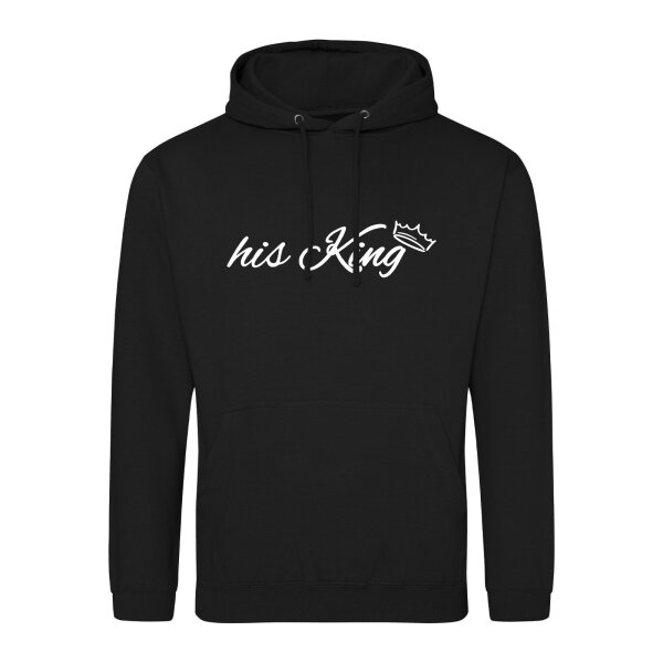 Unisex Hoodie his King Krone Größe S-3XL