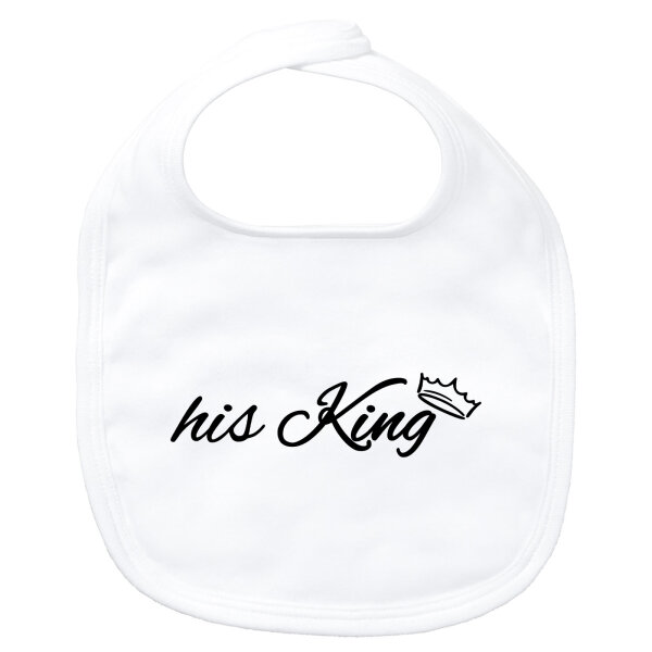 Baby Lätzchen his King Krone