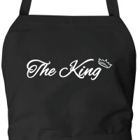 Schürze The King Krone
