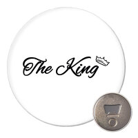 Magnet The King Krone 59mm Kühlschrankmagnet...