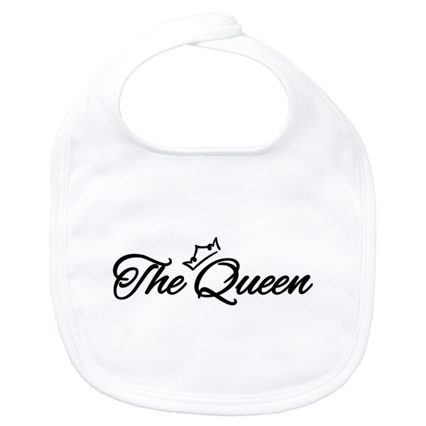 Baby Lätzchen The Queen Krone Klettverschluss