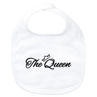 Baby Lätzchen The Queen Krone Klettverschluss