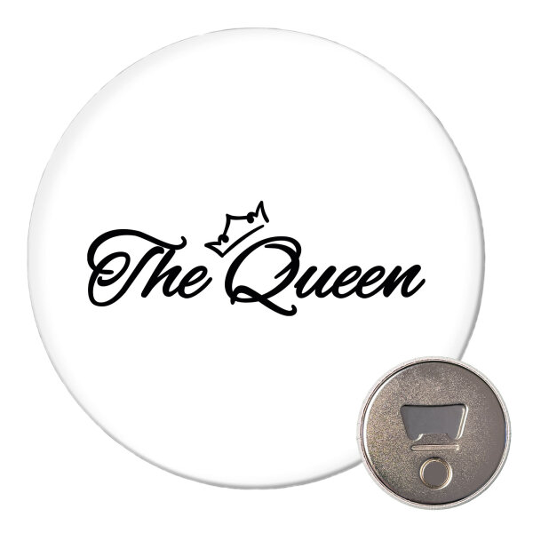 Magnet The Queen Krone 59mm Kühlschrankmagnet Flaschenöffner