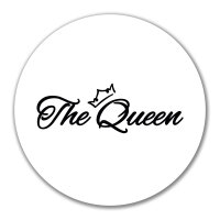 Aufkleber The Queen Krone 10cm Sticker