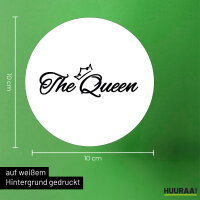 Aufkleber The Queen Krone 10cm Sticker