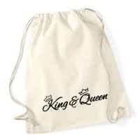 Turnbeutel King & Queen Krone 12 Liter