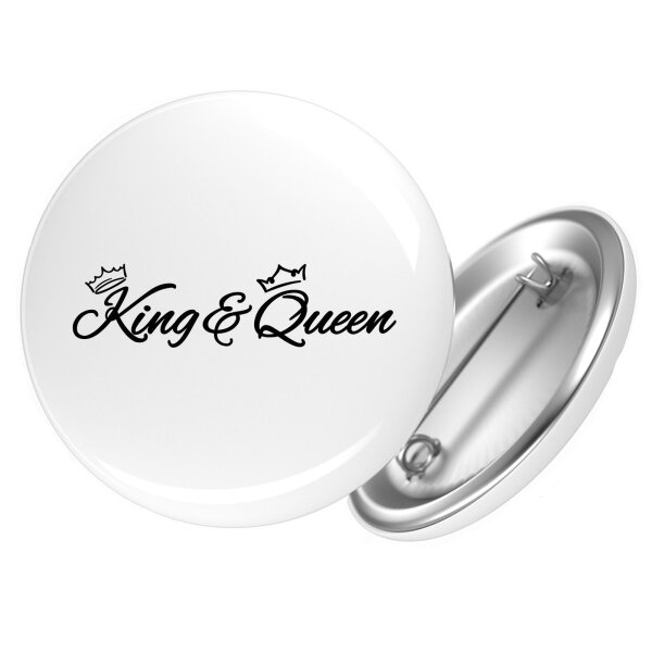 Button King & Queen Krone
