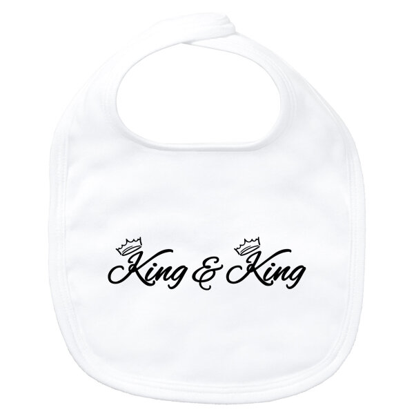 Baby Lätzchen King Paar Krone