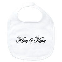 Baby Lätzchen King Paar Krone